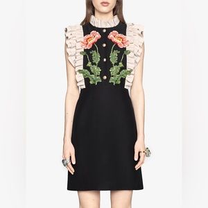 Gucci Gardenia Cady Crepe Dress. Size 38 (runs small)